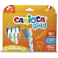 Carioca Maxi Baby-Marker, 12 Farben (134326)
