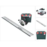Metabo Scie circulaire sans fil KS 18 LTX 66 BL 18 V 165 mm + rail de guidage + metaBOX - sans batterie, sans chargeur