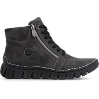 Rieker Bottes à lacets gris
