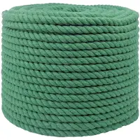 vidaXL Corde Vert 1,2 x 1,2 x 10000 cm Coton