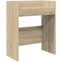 vidaXL Table de DJ en bois imitation chêne Sonoma, 82 x 45 x 102 cm
