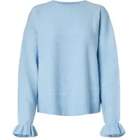 Pieces Pull-over oversize 'PCSALLY' bleu clair