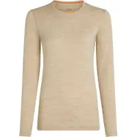 Icebreaker 200 Oasis Crew Long Sleeve T-shirt Beige S Femme