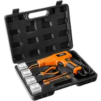 Neo Tools Machine à souder les plastiques 50W, 200 pièces d'agrafeuse chaude machine à souder, avec couteau à encliqueter 9 mm, pince latérale de précision 110 mm et valise