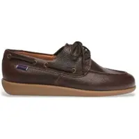 Sebago pour homme. 72125BW Gary Jobson Mocassins en cuir marron (46), Plat, 1 à 3 cm, Lacets, Casuel, Classique
