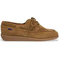 Sebago pour homme. 781414W Gary Jobson Suede (43), Cuir, Marron, Plat, Aucun, Casuel