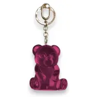 Furla pour femme. WR00846-BX3789 Porte-clés Allegra Bear rose (OSFA), Casuel, Synthétique