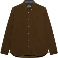 Superdry Chemise 'Classic' brun foncé