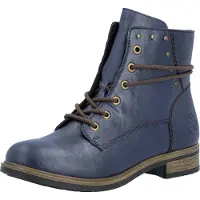 Rieker Bottines à lacets bleu foncé