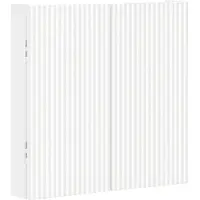 vidaXL Armoire pour cible de fléchettes ARNHEM, blanche, 52,5 x 10,5 x 53,5 cm
