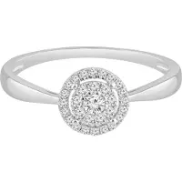 Diamant Exquis Bague argent
