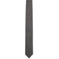 HUGO Cravate en soie à motif jacquard