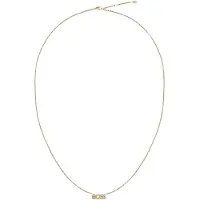 BOSS Collier doré à logo