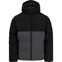 Jack & Jones Veste d’hiver 'JJEBecks' gris foncé / noir