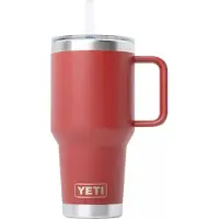 Yeti Rambler Straw Mug 35oz Straw Lid, Stag Red, mug thermos avec couvercle et paille, 1L
