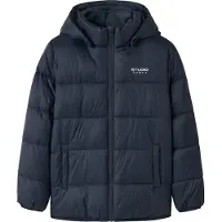 Name It Kids Veste d’hiver 'NKMMARBLE' bleu foncé