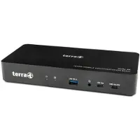Terra Station d'accueil mobile D 803W, connectique USB-C, incluant un adaptateur secteur 135W et un câble USB-C/A