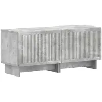 vidaXL Meuble TV , gris béton, fabriqué en panneaux de particules