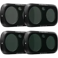 FreeWell Filtres Insta360 Luna Ultra - Journée standard - Lot de 4