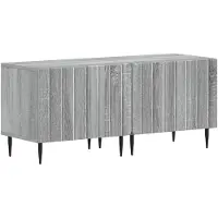 vidaXL : Meuble TV Sonoma, gris, en panneaux de particules