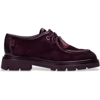 Hispanitas pour femme. HI265157 Chaussures en cuir Newyork bordeaux (41), 1 à 3 cm, Aucun, Casuel, Grenat
