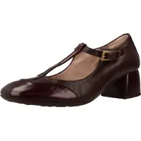 Hispanitas pour femme. BHI265094 Chaussures en cuir Varsovie bordeaux (41), 1 à 3 cm, Boucle, Casuel, Grenat