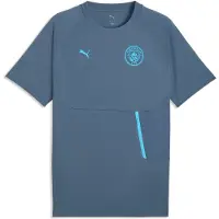 Puma Manchester City Fc 26/27 Tech Pocket Travel Short Sleeve T-shirt Bleu S Homme