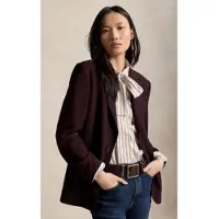 Ralph Lauren pour femme. 211B17223001 Blazer en crêpe de laine lilas (40), Casuel, Violet, Classique