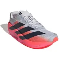 Adidas Chaussure de sport 'Adizero Dropset Pro' anthracite / gris clair / rouge néon