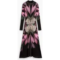 Desigual Robe rouge rubis / noir