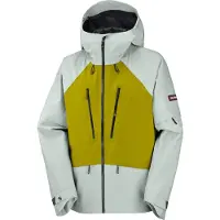 Salomon - Veste de ski imperméable et respirante - Venom FZ Jkt Wrought Iron Cardamon Seed - Taille M - Vert