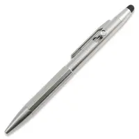 Logical Carry Stylo Titanium Bolt Action Rollber Ball Pen with Stylus