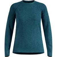 Odlo Essential Seamless Long Sleeve T-shirt Bleu L Femme