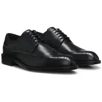 BOSS Chaussures derby en cuir intemporelles à surpiqûres richelieu