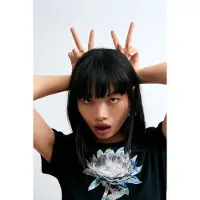 Desigual T-shirt noir / blanc