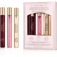 Charlotte Tilbury , Collection de parfums "Charlotte's Fragrance Collection", édition limitée "Of Emotions", format mini, 3 flacons de 10 ml