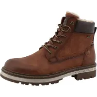 Mustang Bottines à lacets cognac
