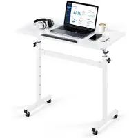 Vevor Bureau Assis-Debout Réglable en Hauteur 810x410 mm Plateau Inclinable
