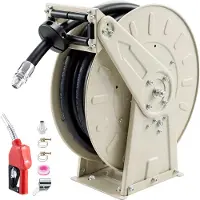 Vevor Enrouleur de Tuyau de Carburant Rétractable 19,05 mm x 9,9 m 20 bar