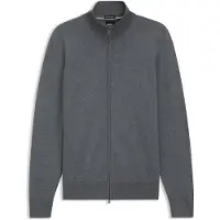 BOSS Pull zippé en laine mérinos