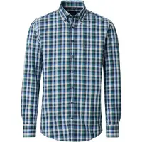 Casa Moda Casual Fit Chemise bleu, A carreaux