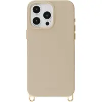 Selencia Coque arrière Rivièra avec MagSafe avec crochets amovibles pour Apple iPhone 15 Pro Max - Milky Latte