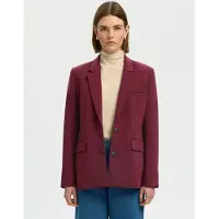Selected Blazer rouge carmin