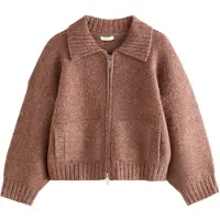 Next Cardigan marron chiné