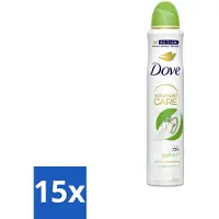 Dove Déodorant Spray - Concombre & Thé Vert - 200 ml - Pack avantage - 15 pièces