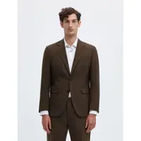 Selected Coupe Droite Blazer Homme Marron 48