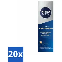 Nivea MEN - Anti-Age - Gel hydratant pour le visage avec hyaluron - 50 ml - Pack avantage - 20 pièces