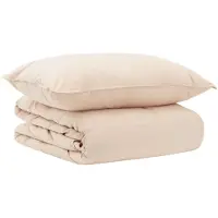 vidaXL Ensemble de draps , 2 pièces, collection été, 100% kapok naturel, couleur beige