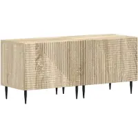 vidaXL Meuble TV en bois imitation chêne Sonoma