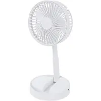 Homitis Ventilateur de table rechargeable de poche, Ventilateur, Blanc